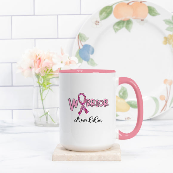 Breast Cancer Warrior Mug
