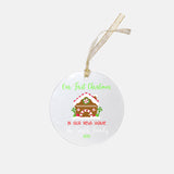 First Christmas New Home Personalized Ornament