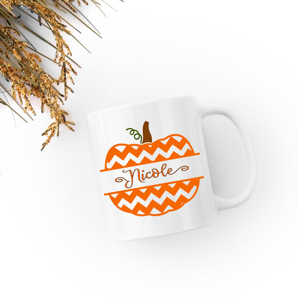 Personalized Pumpkin Mug