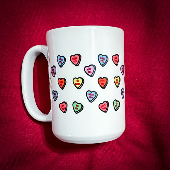 Candy Hearts Mug